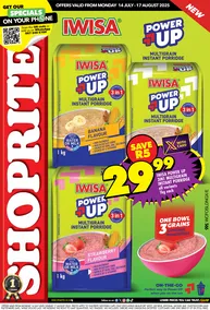 Shoprite Western Cape : Iwisa Promotion (14 July - 17 August 2025)
