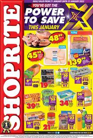 Shoprite Western Cape : Xtra Savings (21 January - 23 January 2022)
