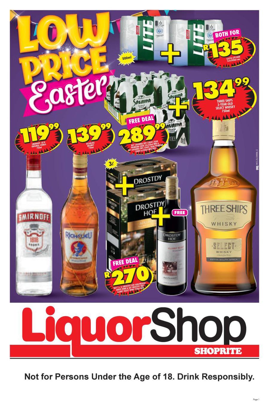 Shoprite Western Cape Liquor Shop 24 March 13 April 2020 Www Guzzle Co Za
