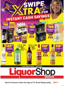 Shoprite Liquor Western Cape : Xtra Savings (24 April - 9 May 2024)
