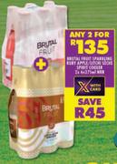 Brutal Fruit Sparkling Ruby Apple/Litchi Spirit Cooler-For Any 2 x 6 x 275ml