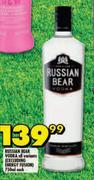 Russian Bear Vodka (All Variants)-750ml Each