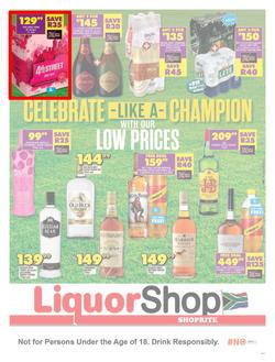 Shoprite Liquor Western Cape : Celebrate Like A Champion (24 August - 10 September 2023), page 1