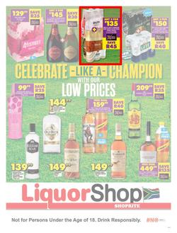 Shoprite Liquor Western Cape : Celebrate Like A Champion (24 August - 10 September 2023), page 1