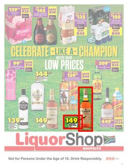 Shoprite Liquor Western Cape : Celebrate Like A Champion (24 August - 10 September 2023), page 1