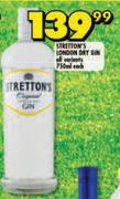 Strettons London Dry Gin (All Variants)-750ml Each