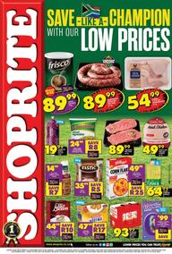 Shoprite Western Cape : Save Like A Champion (29 September - 1 October 2023)