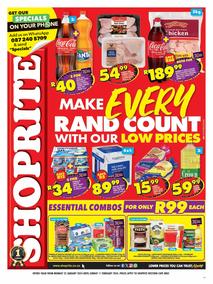 Shoprite Western Cape : Low Price Savings (22 January - 11 February 2024)