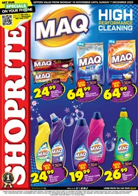Shoprite Western Cape : MAQ Promotion (10 November - 07 December 2025)