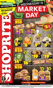 Shoprite Western Cape : Wednesday Is Market Day (3 April 2024 Only)