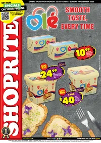 Shoprite Western Cape : Ole Promotion (22 September - 09 November 2025)