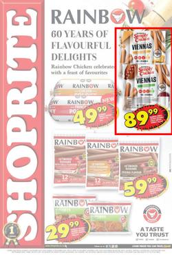 Shoprite Western Cape : Rainbow Chicken Promotion (6 November - 10 December 2023), page 1
