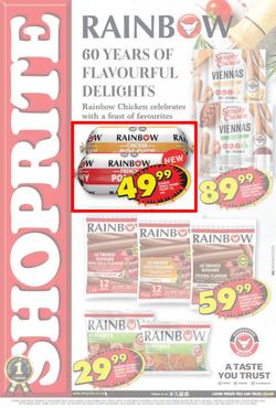 Shoprite Western Cape : Rainbow Chicken Promotion (6 November - 10 December 2023), page 1