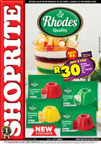 Shoprite Western Cape : Rhodes Promotion (20 October - 23 November 2025)