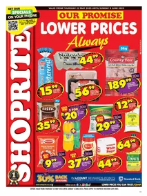Shoprite Western Cape : Lower Prices Always (22 May - 08 June 2025)