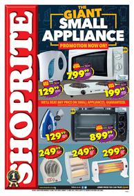 Shoprite Western Cape : Small Appliances (23 May - 12 June 2022)