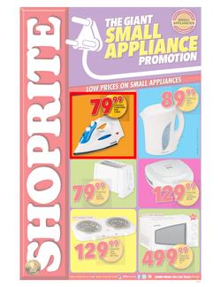 Shoprite WC : Small Appliance (25 May - 07 Jun 2015), page 1