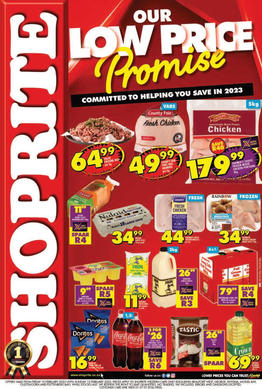 Shoprite Western Cape : Our Low Price Promise (10 February - 12 ...