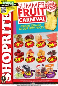 Shoprite Western Cape : Summer Fruit Carnival (26 January - 08 February 2026)