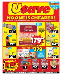 Usave Western Cape : No One Is Cheaper (10 February - 23 February 2025)