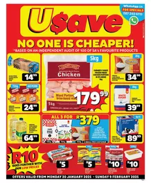 Usave Western Cape : No One Is Cheaper (20 January - 09 February 2025)