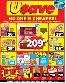Usave Western Cape : No One Is Cheaper (11 May - 24 May 2026)