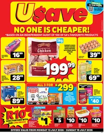 Usave Western Cape : No One Is Cheaper (13 July - 19 July 2026)
