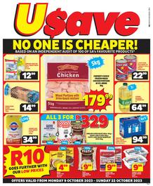 Usave Western Cape : No One Is Cheaper (09 October - 22 October 2023)