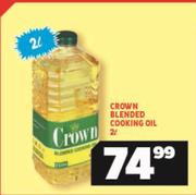 Crown Blended Cooking Oil-2Ltr