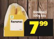 Bananas 500g Bag