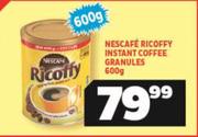 e Ricoffy Instant Coffee Granules-600g