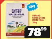 Ubrand Super White Maize Meal-10Kg