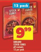 Ubrand Stock Cubes All Variants-12 Per Pack