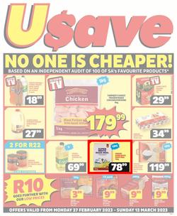 Usave Western Cape (27 February - 12 March 2023), page 1