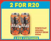 Power Play Original Energy Drink-For 2 x 440ml