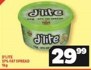 D'Lite 37% Fat Spread-1kg
