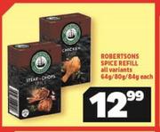 Robertsons Spice Refill (All Variants)-64g/ 80g/ 84g Each