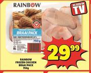 Rainbow Frozen Chicken Braai Pack-750g