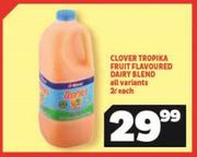 Clover Tropika Fruit Flavoured Dairy Blend (All Variant)-2L Each