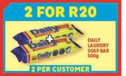 Daily Laundry Soap Bar-For 2 x 500g
