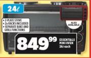 Essentials 24L Mini Oven-Each