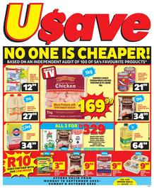Usave Western Cape : No One Is Cheaper (18 September - 08 October 2023)