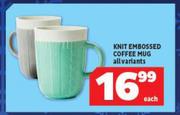 Kint Embossed Coffee Mug All Variants-Each