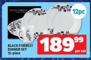 Black Forest Dinner Set 12 Piece-Per Set
