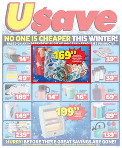 Usave Western Cape : No One Is Cheaper This Winter (22 May - 11 June 2023), page 1
