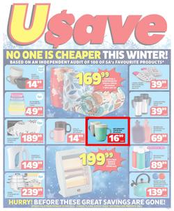 Usave Western Cape : No One Is Cheaper This Winter (22 May - 11 June 2023), page 1