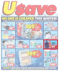 Usave Western Cape : No One Is Cheaper This Winter (22 May - 11 June 2023), page 1