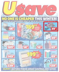 Usave Western Cape : No One Is Cheaper This Winter (22 May - 11 June 2023), page 1