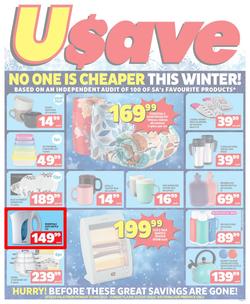 Usave Western Cape : No One Is Cheaper This Winter (22 May - 11 June 2023), page 1