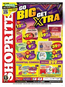 Shoprite Western Cape : Go Big Get Xtra (17 March - 23 March 2025)